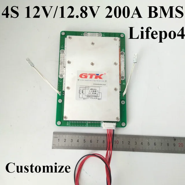 Aliexpress Com Buy 200a 12v 12 6v Lifepo4 Bms 4s 200a