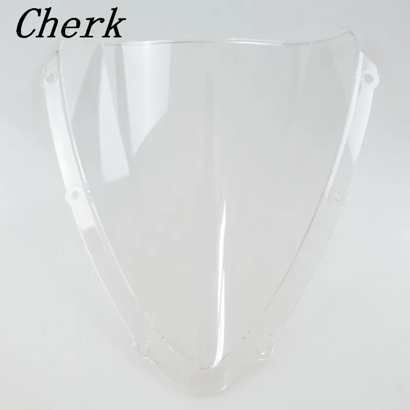 Лобовое стекло мотоцикла двойные пузырьки для SUZUKI GSXR600 GSXR 750 K8 08-10 2009 Clear |