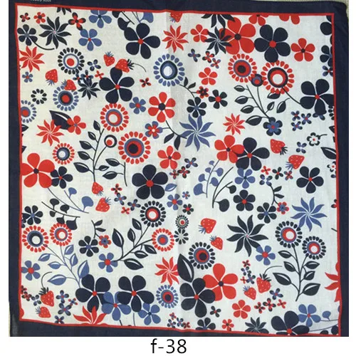 mens linen scarf New Hot Sales 100% Cotton 55cm*55cm Flower Paisley Headband Bandana Headwear hand kerchief Hair Band Scarf Neck Wrist Wrap Band man scarf