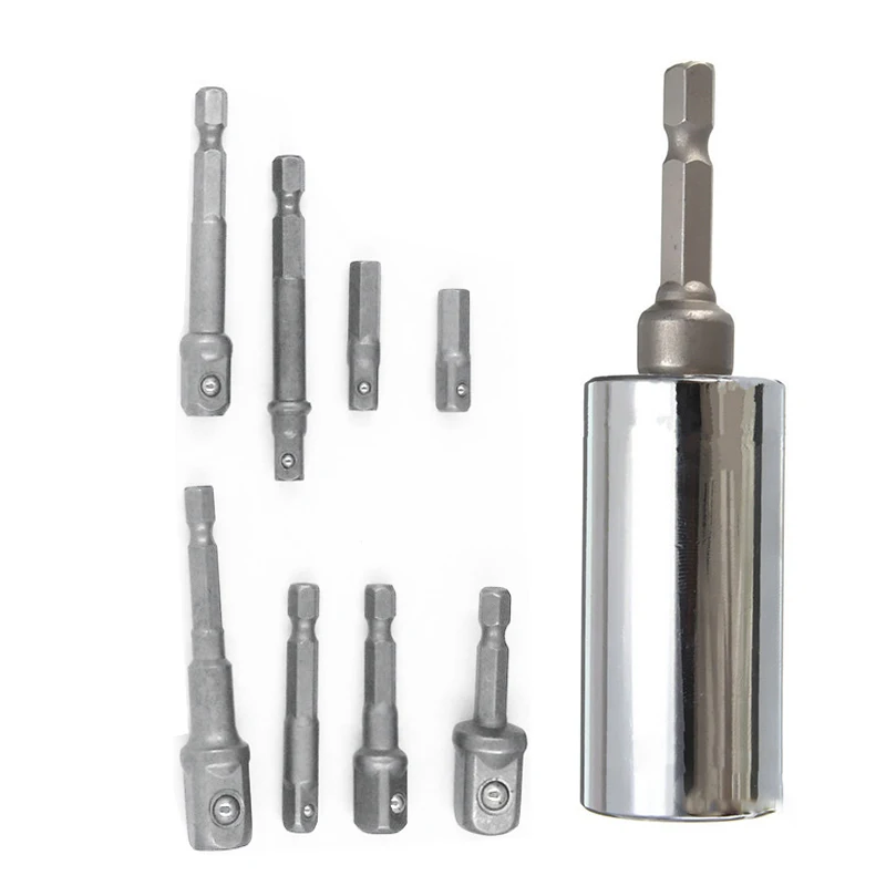 

1 Pcs Torque Wrench Universal Sleeve Head Set Magic Socket Sleeve Spanner Key Gator Grip Multi Hand Tools Cr-v Material