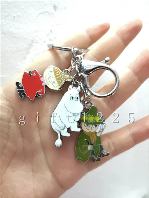 anime Hippo witch Keychain Jewelry Accessories Key Chains Pendant Gifts Favors