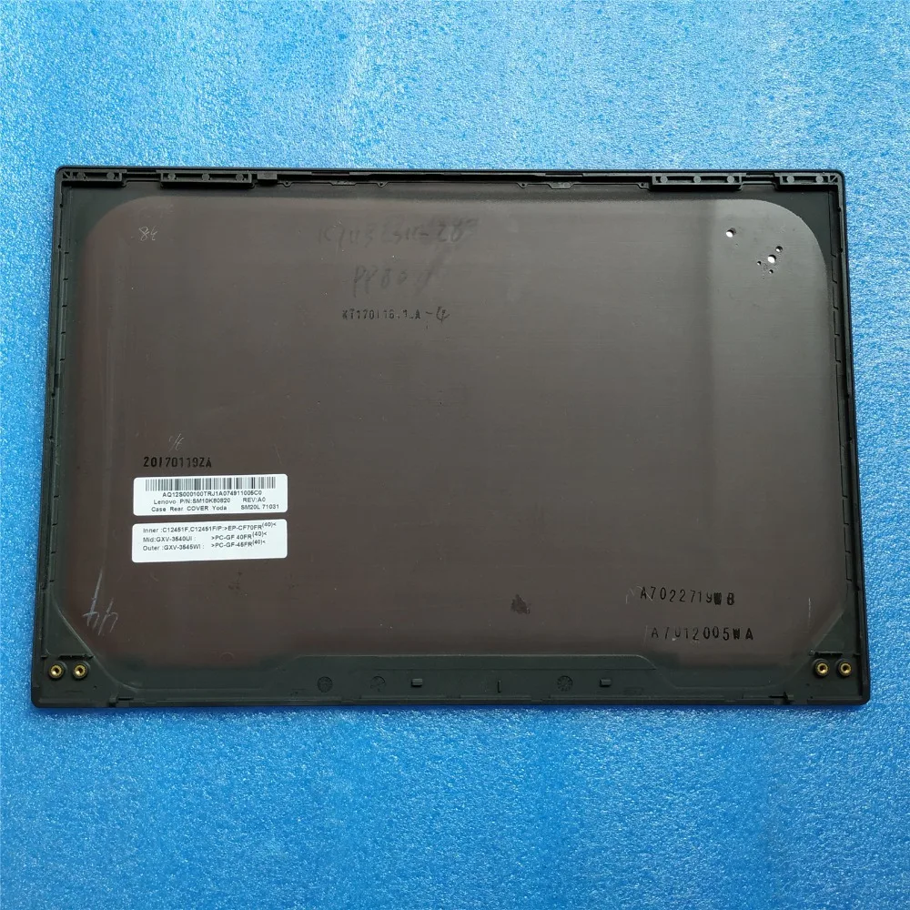 lenovo ThinkPad X1 углерода Gen 5 20HR 20HQ 20K3 20K4 ЖК-дисплей задняя крышка корпуса 01LV492 01LV476 SM10K80820