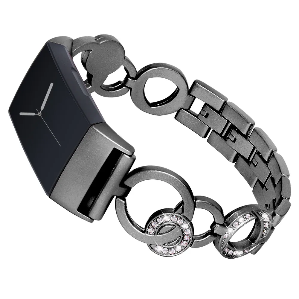 Модный женский браслет из нержавеющей стали для Fitbit Charge 3 Смарт часы сменный
