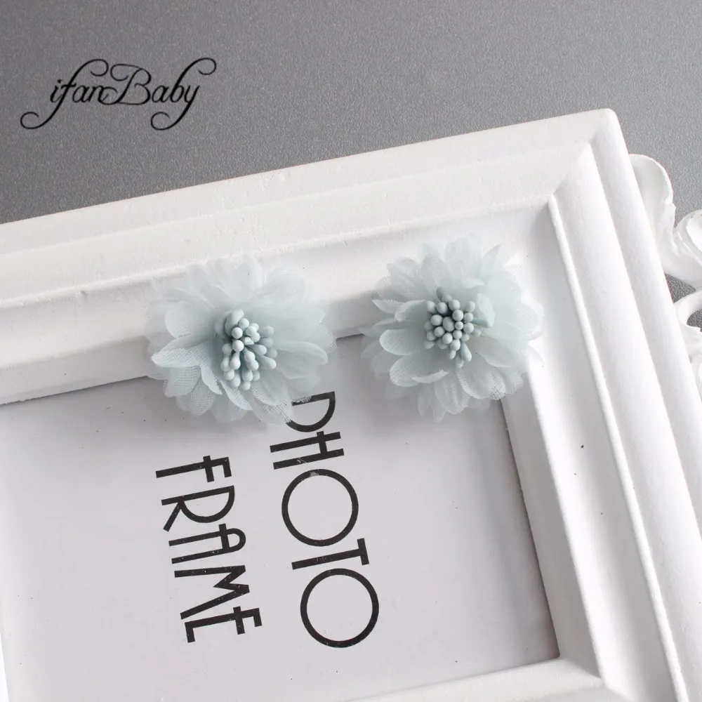 Chic Organza fabric flower 2