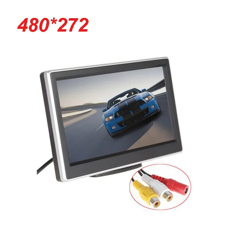 XYCING 5 дюймов TFT lcd цветной автомобильный монитор заднего вида+ E318 Автомобильная камера заднего вида