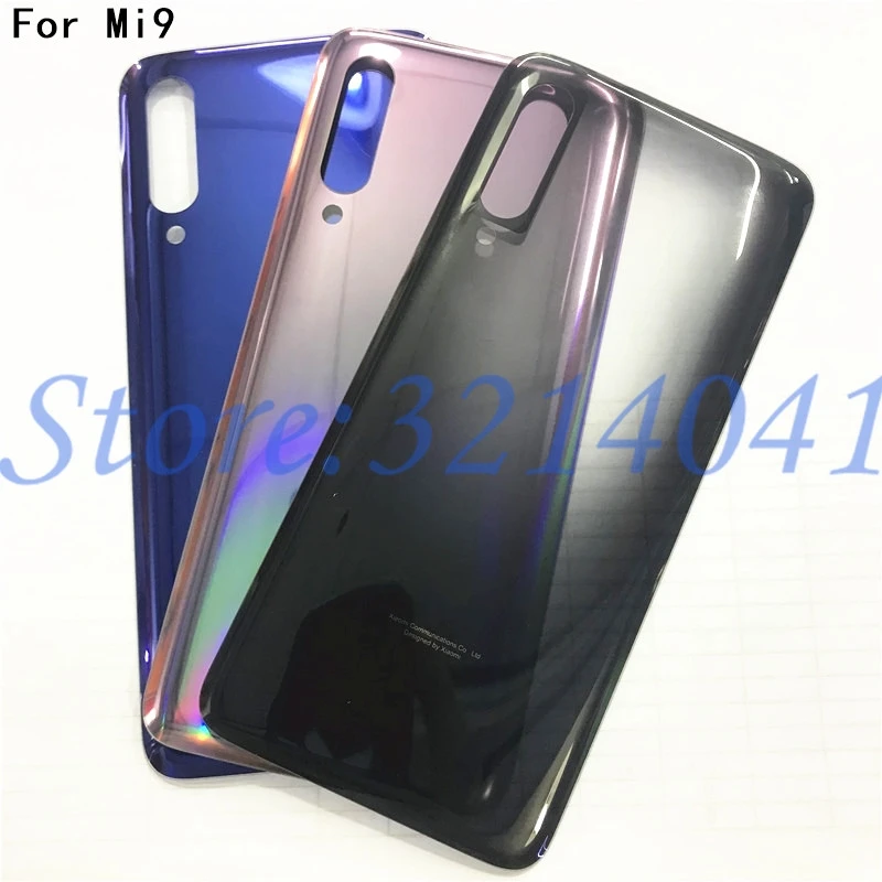 Для Xiaomi mi 9 чехол для батареи mi 9 Задняя стеклянная панель для Xiaomi mi 9 Крышка для батареи mi 9 чехол для задней двери