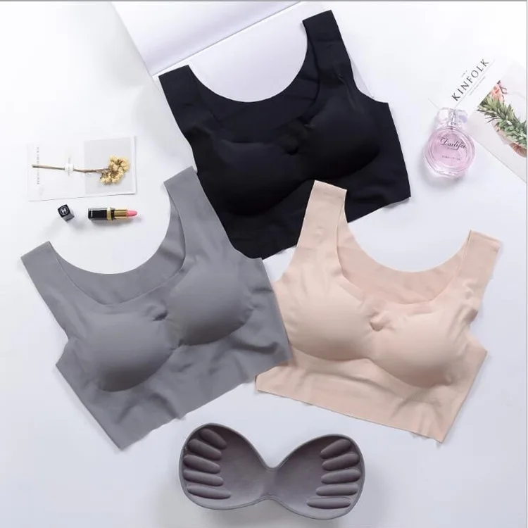 

Rubick Women Seamless Security Sleep Without Rims Sports Shockproof Comfty Smart Bra