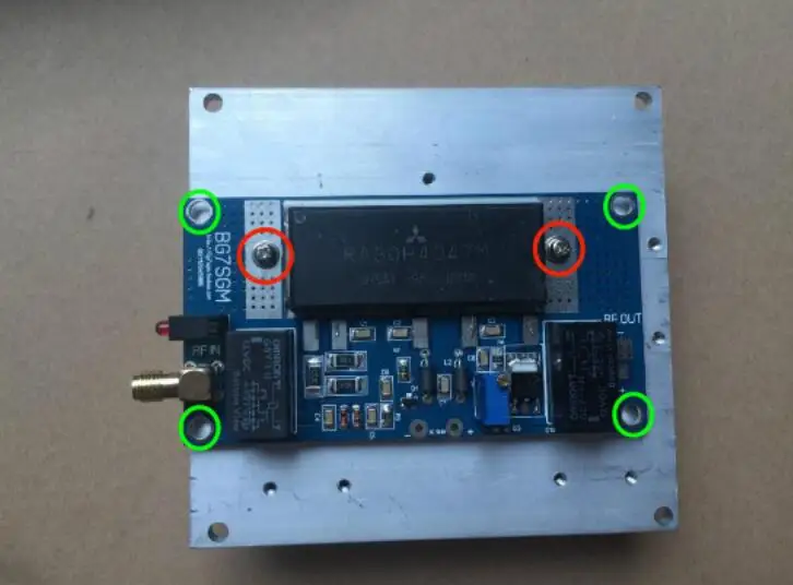 RF Power Amplifier Board Transceiver Circuit PCB for Walkie-talkie Kit