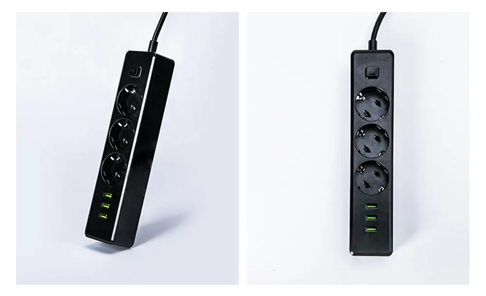 ЕС Мощность полосы 3 Порты и разъёмы USB 3 розетки переменного тока Разъем USB розетки смарт-разъем расширения Мощность Кнопка Стабилизатор