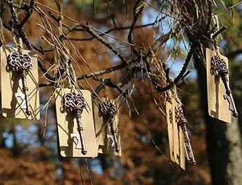 

Vintage Brown Color Key Wine Bottle Opener wedding favors guest gift