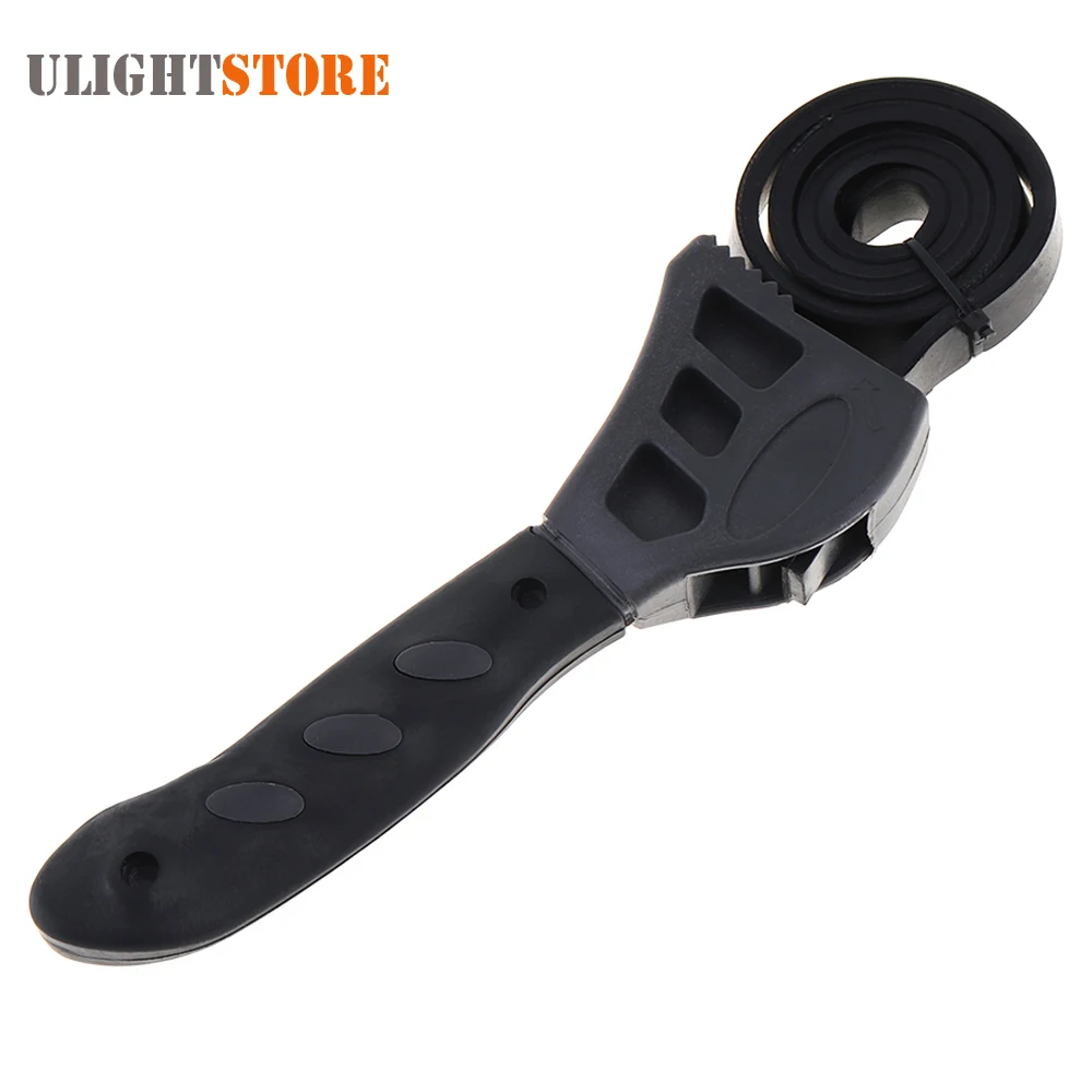 2 In 1 500mm Multifunctional Belt Wrench Filter Spanner Bottle Opener