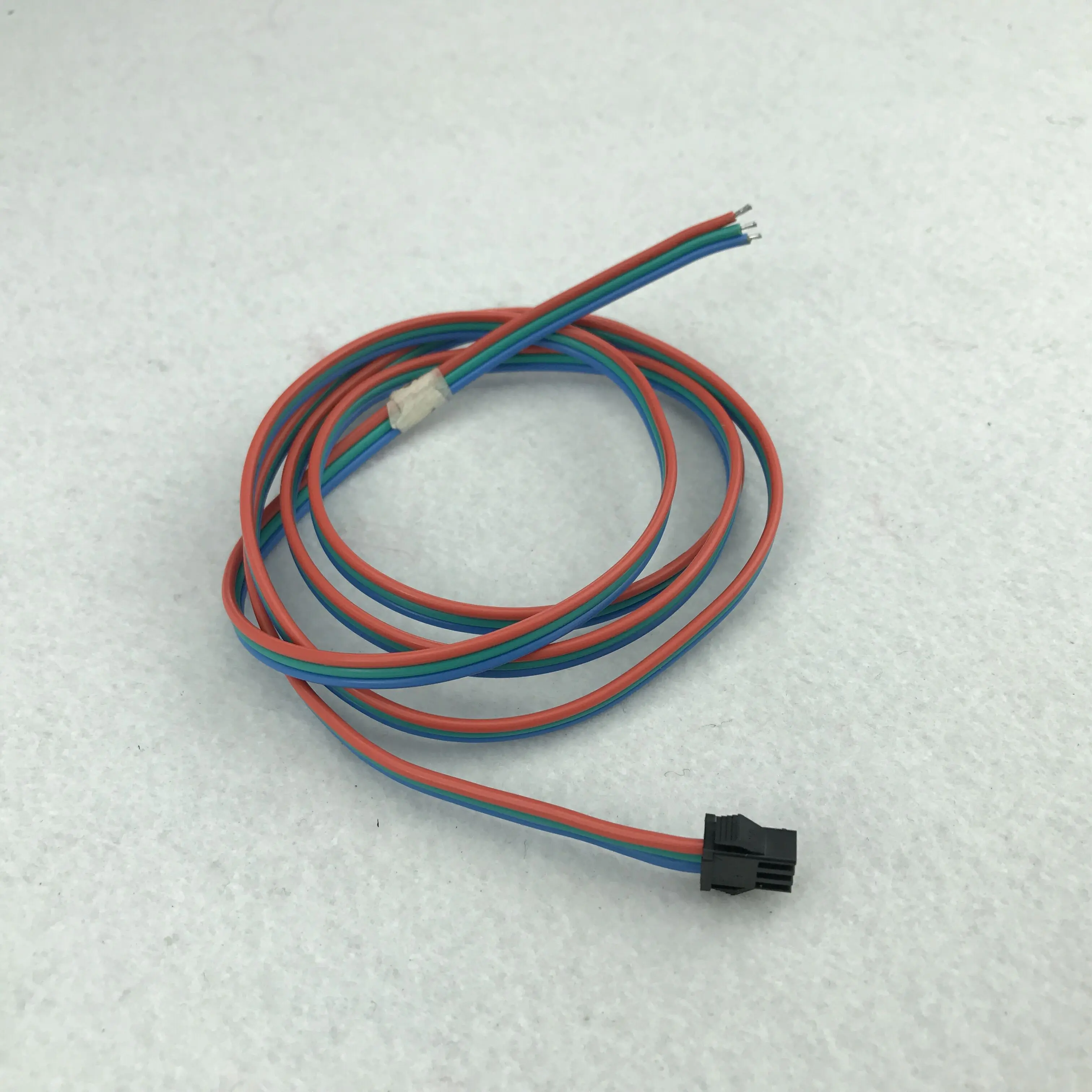 2 м длинный 3pin JST 18AWG плоский Удлинительный кабель RGB провод один конец с гнездовым