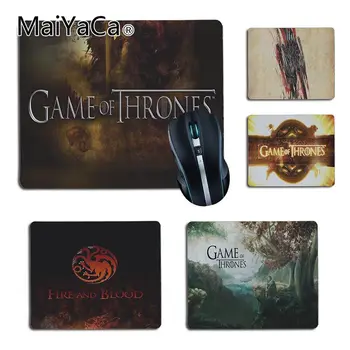 

MaiYaCa New Arrivals Game of Thrones Gamer Speed Mice Retail Small Rubber Mousepad Size 25x29cm 18x22cm Rubber Mousemats