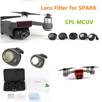

Drone Filter Camera Lens Filter MCUV CPL Filter for DJI SPARK NOT Affect Gimbal Self-inspection