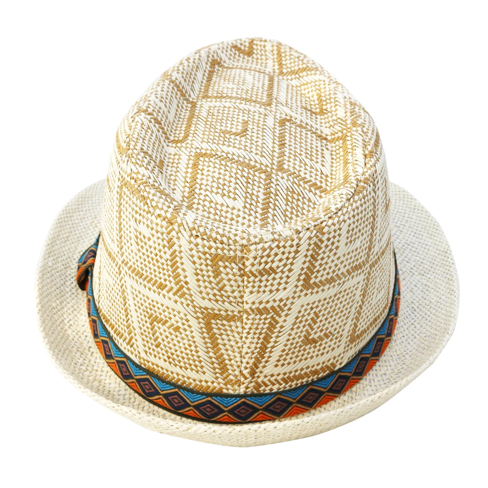 Sun Hat LNPBD Hot Summer Women Men Straw Sun Hat Elegant Queen Homburg Gentleman Hat Beach Cap Panama