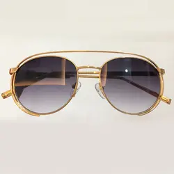 Круглые Солнцезащитные очки Для женщин 2018 Мода Высокое качество Брендовая Дизайнерская обувь Винтаж женские солнцезащитные очки Для