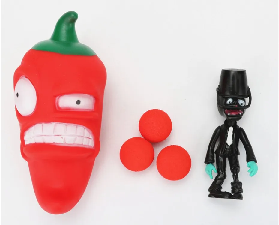 Растения против Зомби фигурку игрушки для детей родитель-ребенок Интерактивная игрушка гороховый шутер красный чили подарки на день