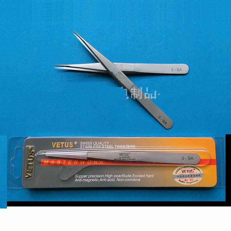 

VETUS 3-SA tweezers stainless steel hyperfine high precision tweezer