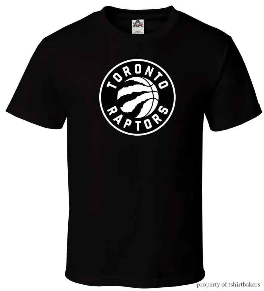 Gildan Raptors - Black T-Shirt Fan Basketballer Toronto Champ Logo All Sizes S-3XL