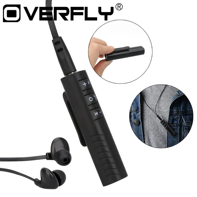 Sport Stereo Wireless Bluetooth Headset Collar Clip Earphone with