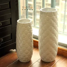 Новые Изысканные керамические глазурные вазы в форме ананаса, пасторальный стиль, украшение для дома, высокое качество, ручная работа, напольная ваза