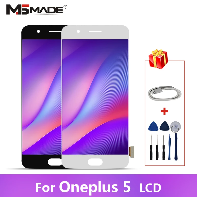 

5.5" For Oneplus 5 A5000 LCD Touch Screen Digitizer Display Replacement Assembly Parts With Frame AAA Quality 100% Tested