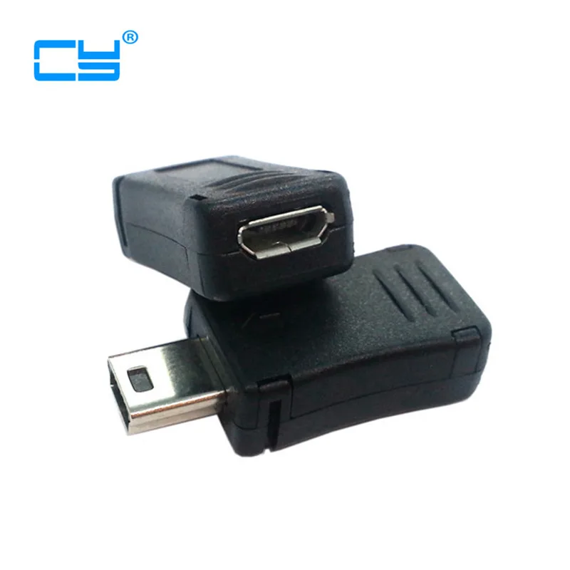 Белый мини-usb мужчина к микро-usb женский разъем адаптера зарядное устройство для