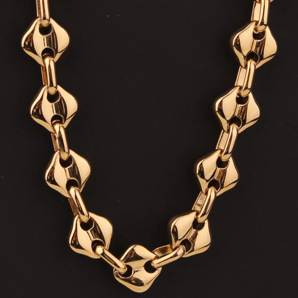 7" 40" Length 10mm Width Top Quality Stainless Steel Necklace MENS Boys