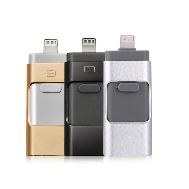 3 в 1 OTG Мобильный USB флешка креативная Новинка флешки USB для IPhone 5 6 7 8 X для Micro USB Flash для iPhone Andriod