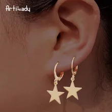 Artilady серьги, Надеваемые На ушной хрящ обруч маленькая серьга-кольцо для женщин Звезда Крест девственные серьги ювелирные изделия подарок