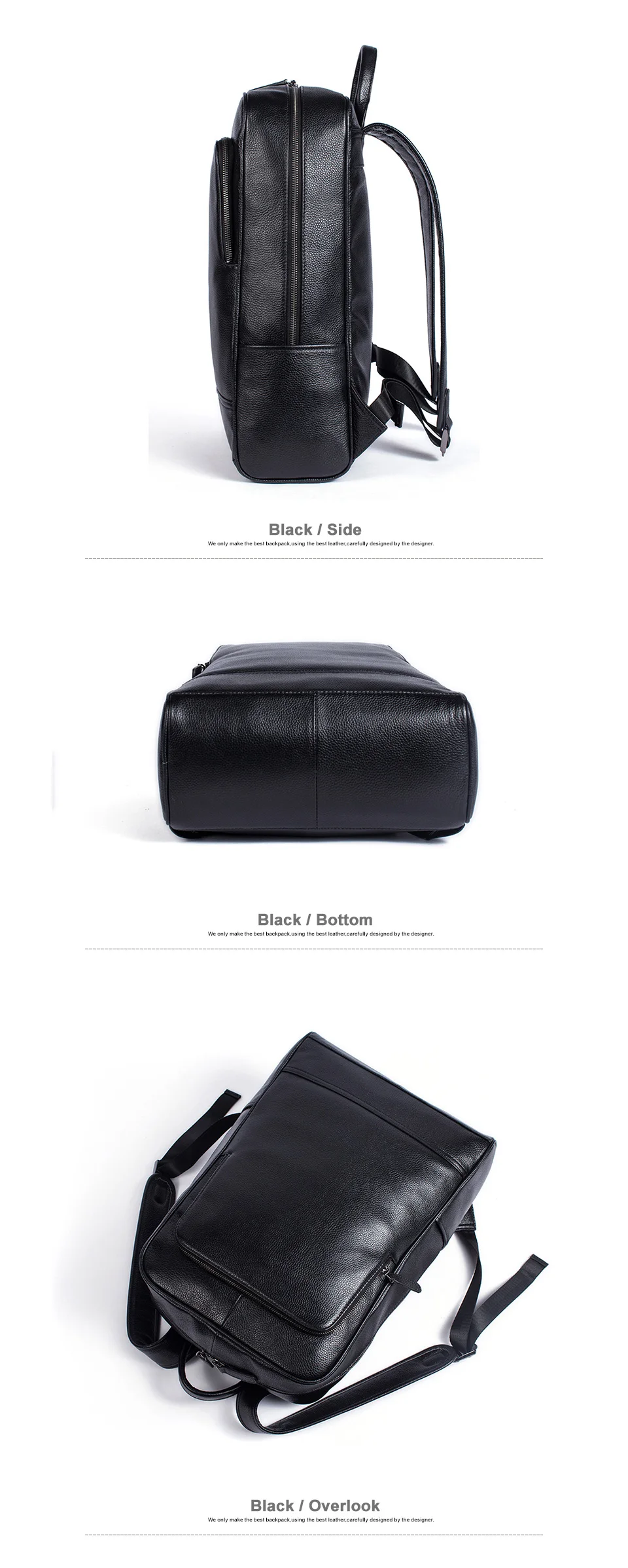 5-genuine leather backpack