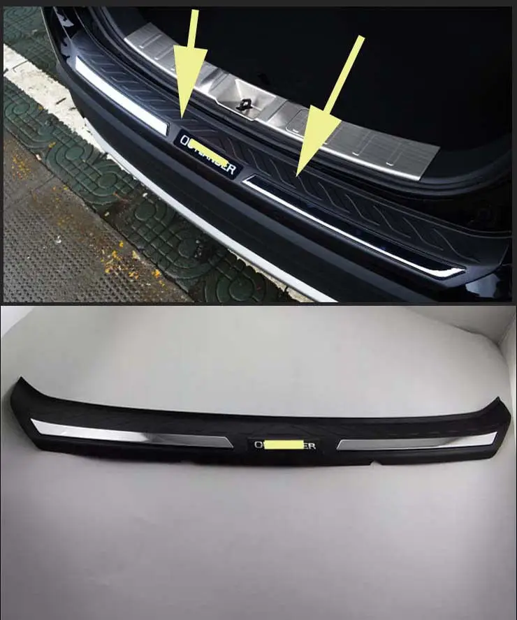 

ABS Plastic Rear Bumper Protector Sill Plate for 2016-2018 Mitsubishi Outlander