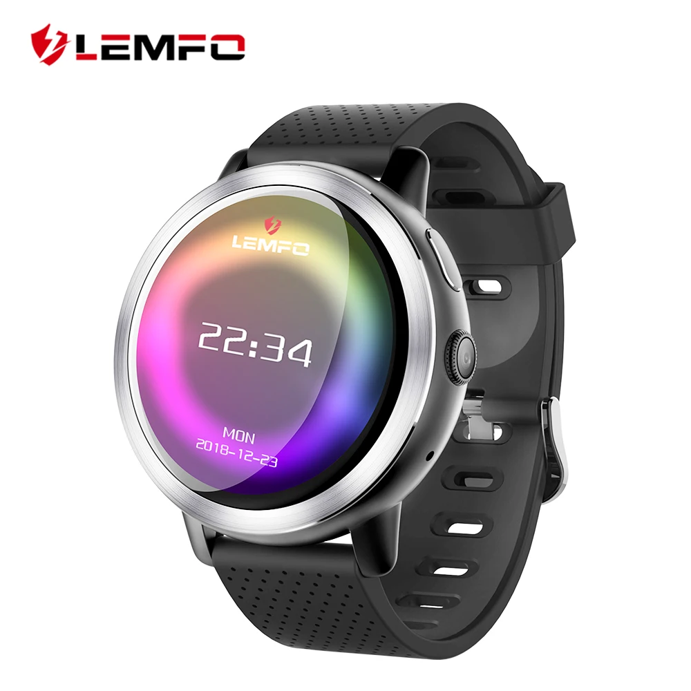 LEMFO LEM8 Pro 4G Смарт часы Android 7.1.1 gps умные мужские 3 ГБ 32 580 мАч батарея 1 39 дюймов AMOLED