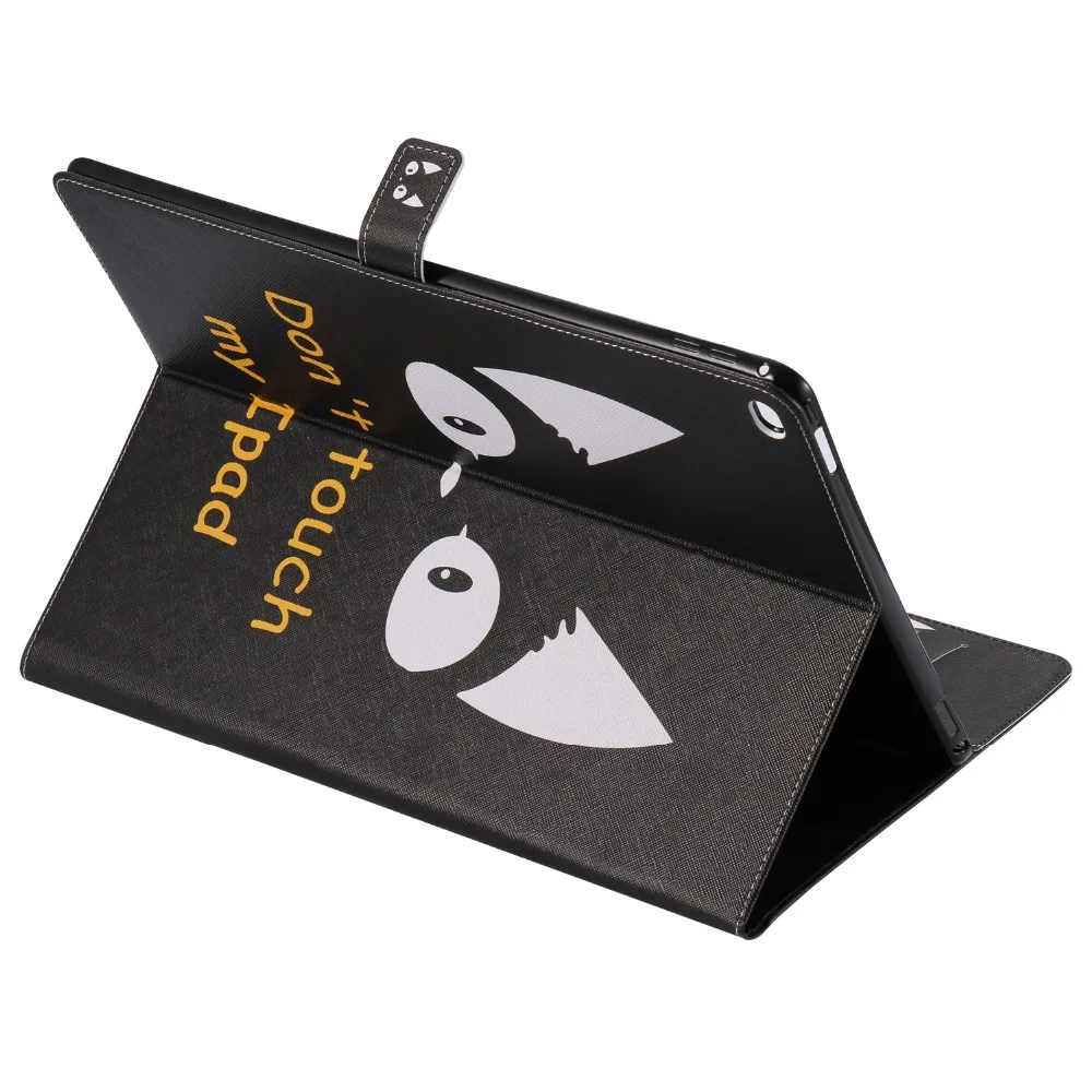 Cat Tablets Case Luxury Ultra Slim Magnetic Smart Flip Stand PU Leather Cover For Apple ipad pro 2017 12.9 inch Wake Up Sleep