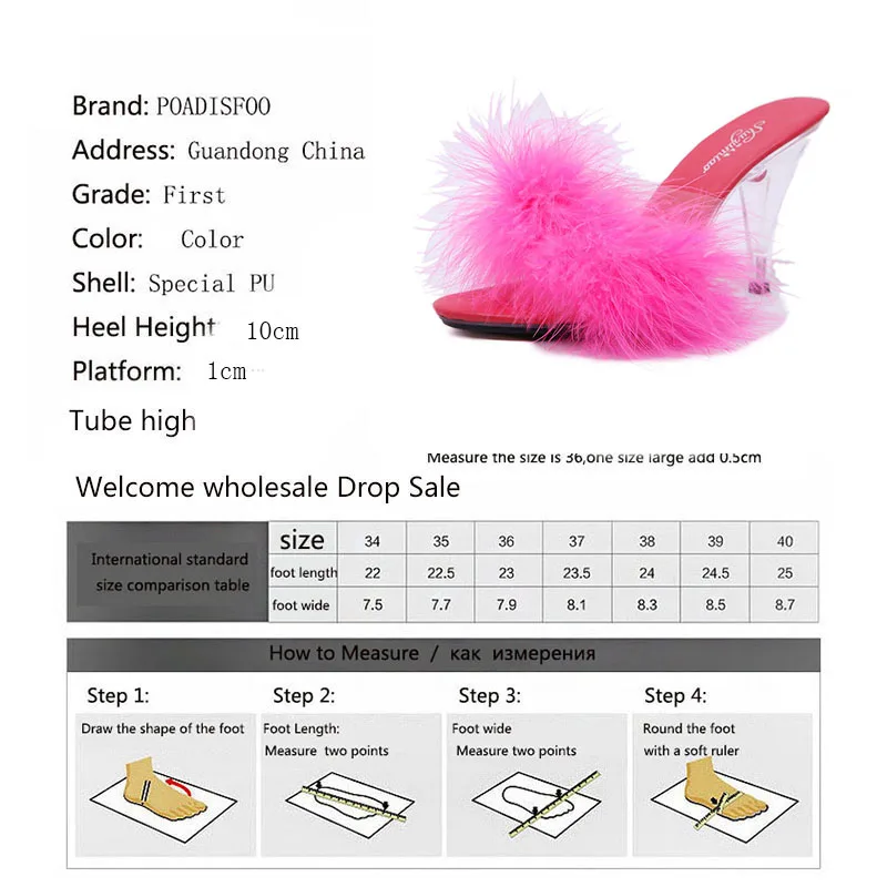 POADISFOO-Super-high-heeled-With-20cm-Hate-High-22cm-Nightclub-Sexy-Fish-Mouth-Female-Large-Size