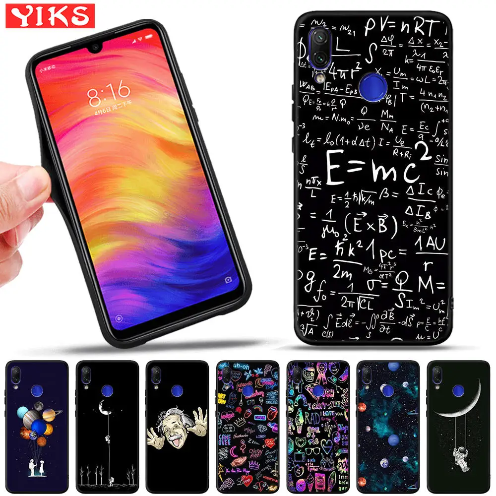 

Pattern Phone Case For Xiaomi Redmi Note 7 6 Pro 6A 5A Prime Mi A1 5X A2 Lite 6X 4X 5 Plus Pocophone F1 Black Silicone Case Etui