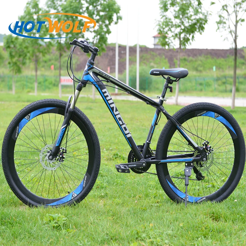 Mountain bike 27.5*2.15 inch aluminum alloy frame 24 speed bicycle dual disc brakes and variable speed road bike bikes