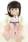 New Fashion 28 Inch Silicone Vinyl Reborn Dolls Lovely Doll Newborn Realistic Baby Girl Toy Kids Birthday Xmas Gift