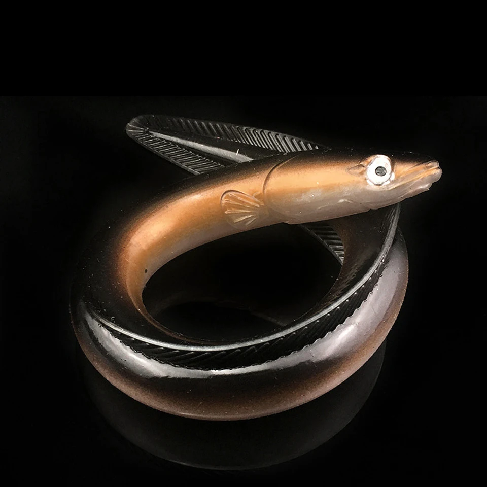  WALK FISH 1PCS 58g 30cm Swim Electric Eel Soft Fishing Lure Artificial Soft Baits Simulation Lifeli