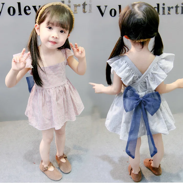 

baby kids princess dress girls cute summer cotton dresses robe fille vestido infantil children clothes for party and wedding