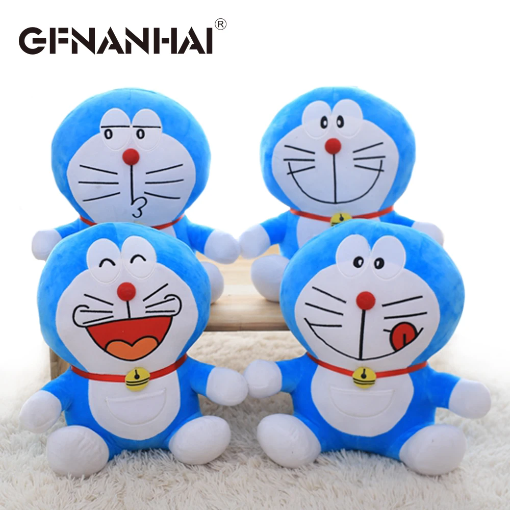 

1pc Hot Anime 40cm Stand By Me Doraemon Plush Toys Cute Cat doll Soft Stuffed Animals Pillow Baby Toy For Kids birthday Gifts