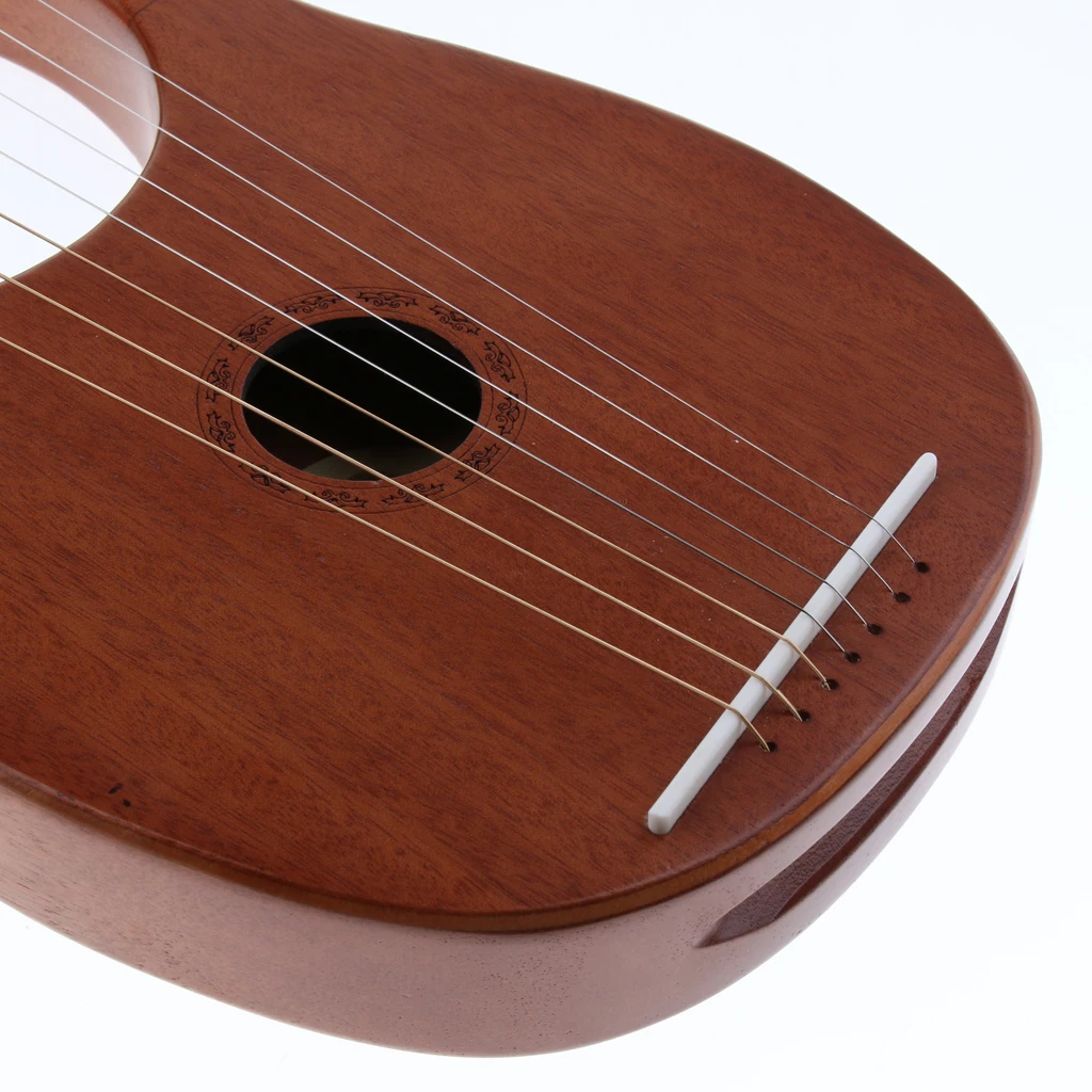 7 струн Lyre Harp Harfe Arpa с гаечным ключом и струнами сумка для хранения чистящие