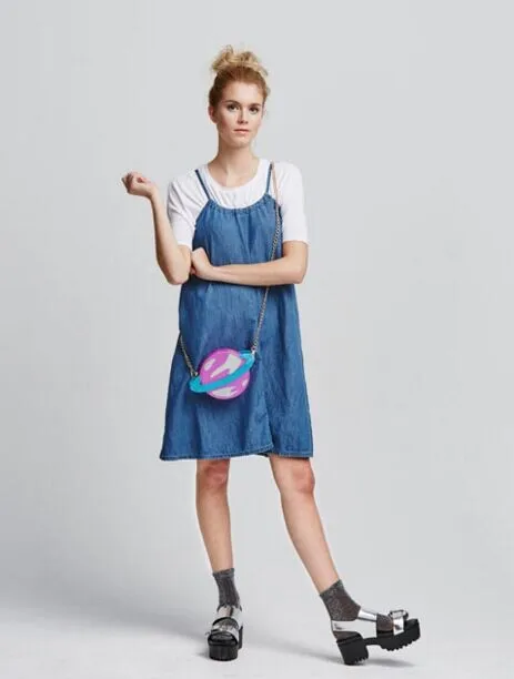 Смешная Мода трехмерные Пончики Стильная сумка-мессенджер цепная сумка мягкая маленькая сумка в стиле Harajuku