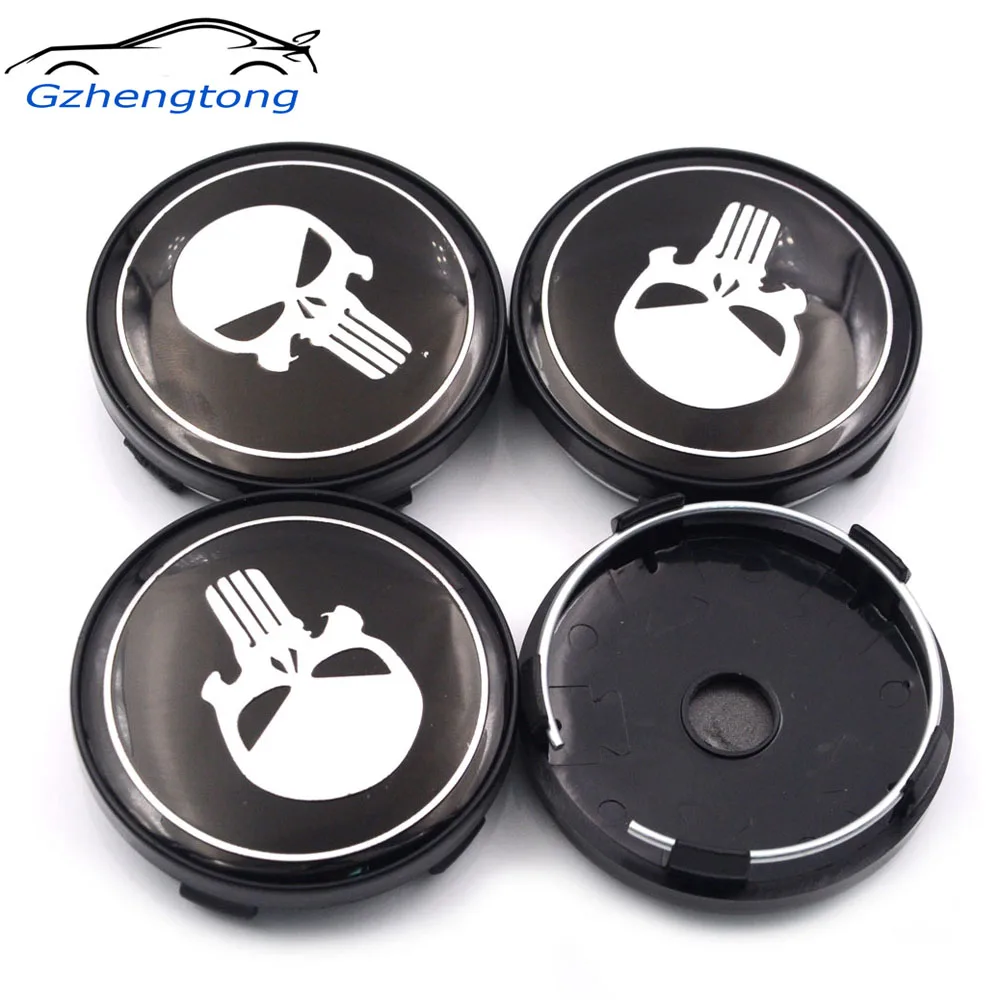 

Gzhengtong 4pc/lot 60mm Punisher Symbol Car Wheel Center Caps Hubs Caps Emblem For Toyota