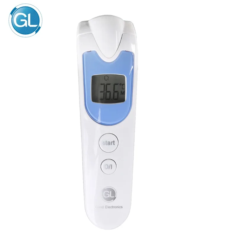 GL Muti-fuction Thermometer LCD Digital Ear Forehead Thermometer Infrared Forehead Body Termomete N