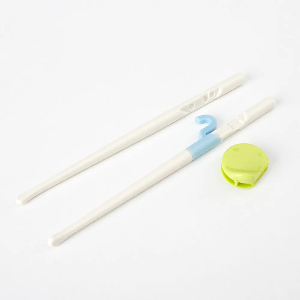 1 пара Детские палочки для еды безопасные нетоксичные младенческой малыша для кормления детей, простой в использовании посуда помощник