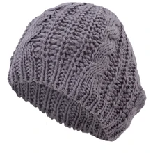 Горячие 10x плетеный мешок шапка Вязание крючком Теплые, зимние, шерстяные Лыжная Шапка Кепка для женщин