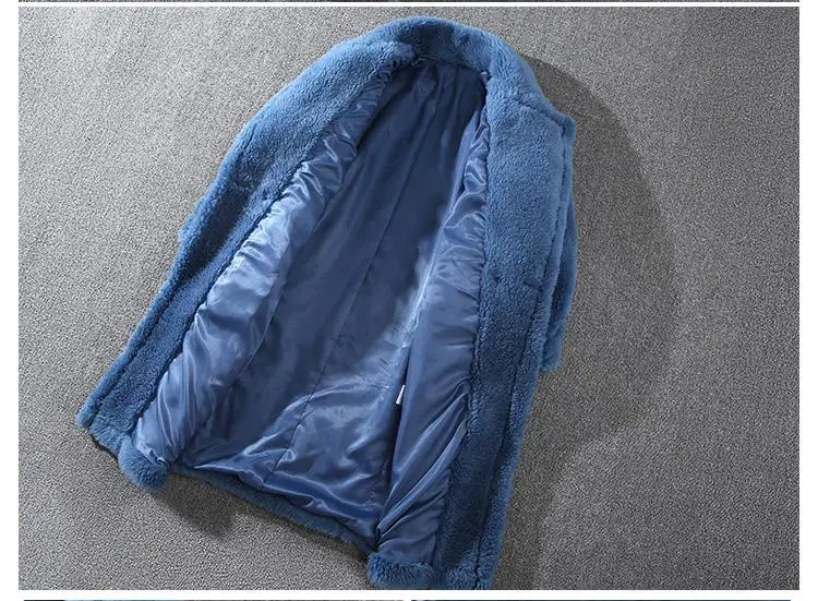 Женское зимнее пальто, роскошное модное длинное пальто с длинными рукавами и воротником-стойкой, тонкая Толстая теплая шерстяная парка, XHSD-402 - Цвет: 02