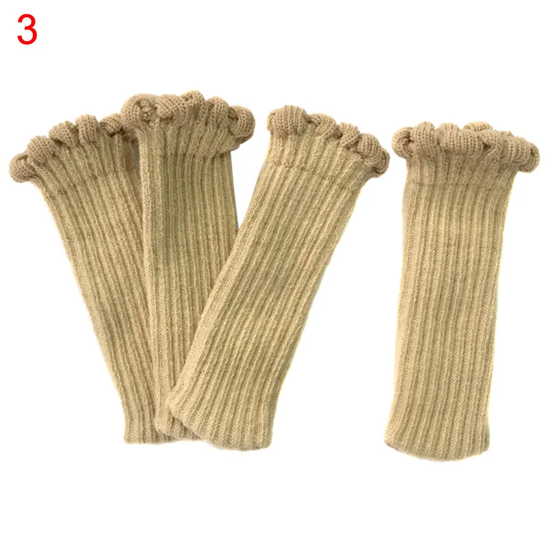 

4 Pcs/Set Chair Leg Cover Knitted Socks Non-slip Table Legs Sleeve Home Floor Protector @LS