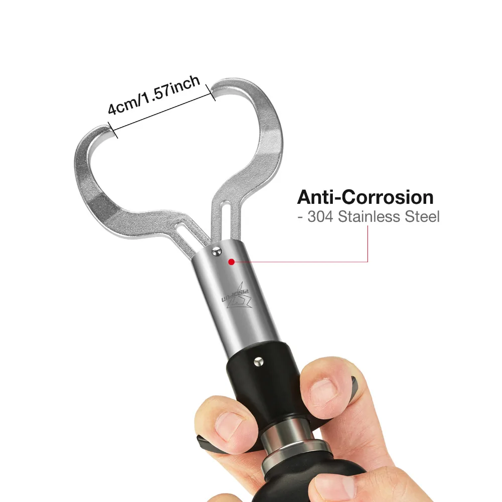 Gripper sem Bateria à Prova Escala de Aço Piscifun Eletrônico Peixe Dwaterproof Água Digital Inoxidável Grabber Titular Controle Alicates 4 prova dwaterproof água digital escala de aço